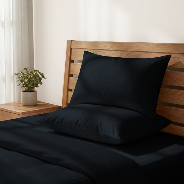 Deluxe Kissenbezüge mit 600 Fadenzahl aus 100% Baumwolle (2er-Set)