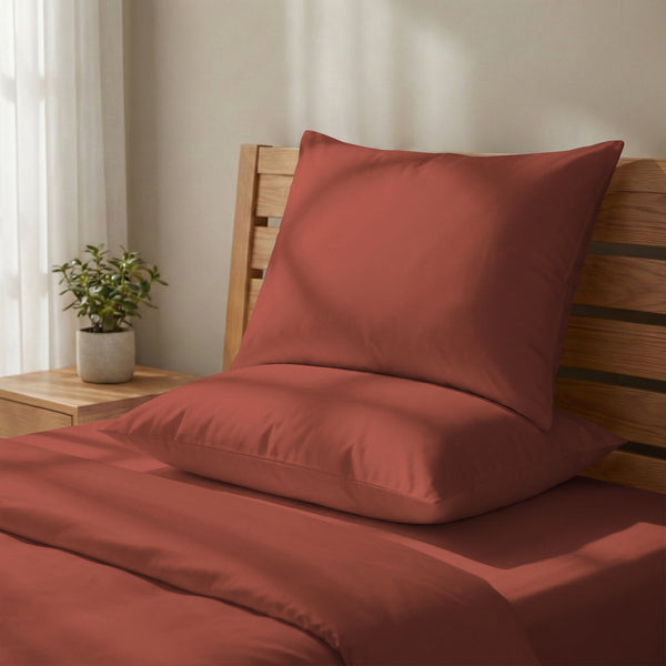Premium Kissenbezüge mit 400 Fadenzahl aus 100% Baumwolle (2er-Set)