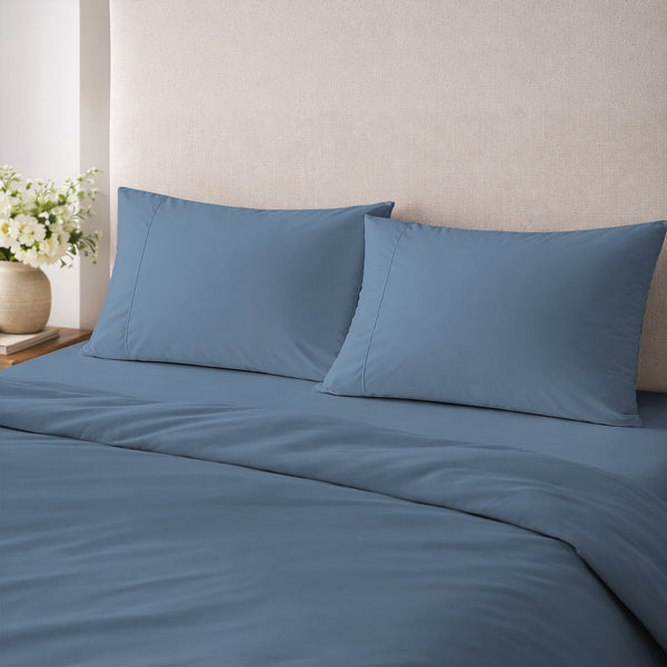 Premium 400 Thread Count 100% Cotton Pillow Envelope Cases (2 PC)
