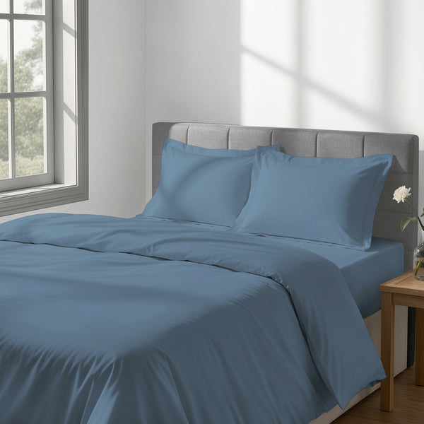 Premium 400 Thread Count 100% Cotton Duvet Cover Set