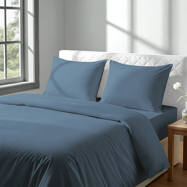 Premium Bettbezug-Set mit 400 Fadenzahl aus 100% Baumwolle