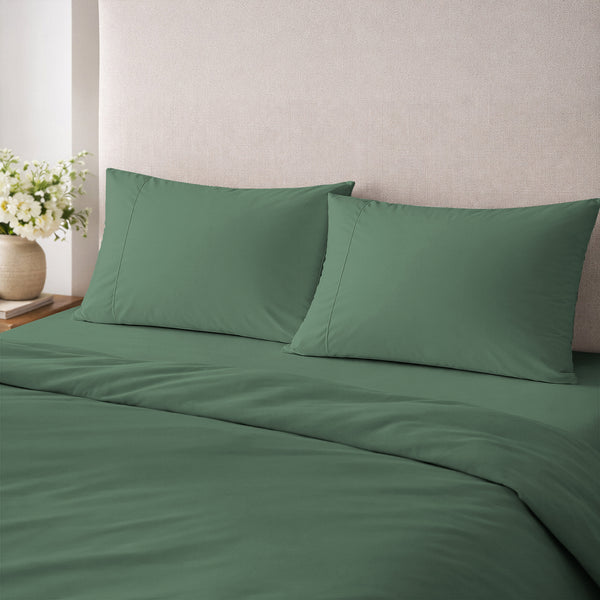Premium 400 Thread Count 100% Cotton Pillow Envelope Cases (2 PC)
