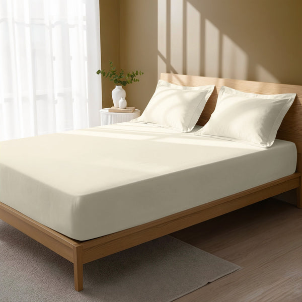 Premium 400 Thread Count 100% Cotton Fitted Sheet