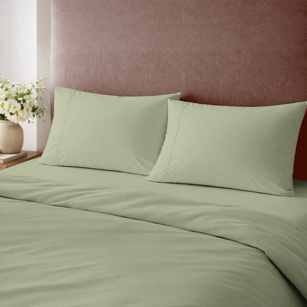 Premium 400 Thread Count 100% Cotton Pillow Envelope Cases (2 PC)