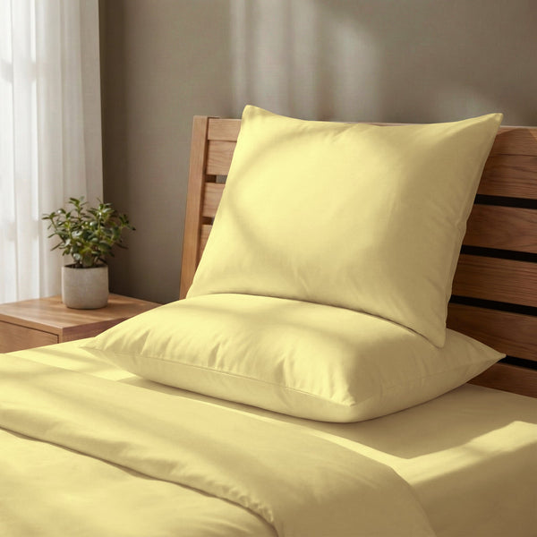 Deluxe Kissenbezüge mit 600 Fadenzahl aus 100% Baumwolle (2er-Set)