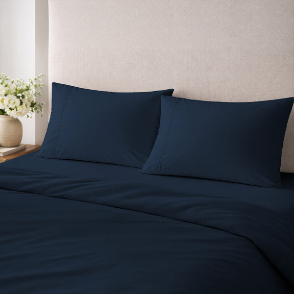 Premium 400 Thread Count 100% Cotton Pillow Envelope Cases (2 PC)