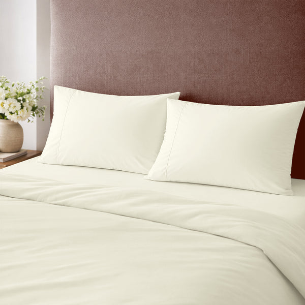Premium 400 Thread Count 100% Cotton Pillow Envelope Cases (2 PC)
