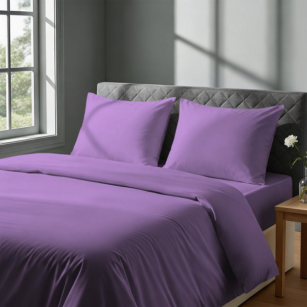 Premium Bettbezug-Set mit 400 Fadenzahl aus 100% Baumwolle