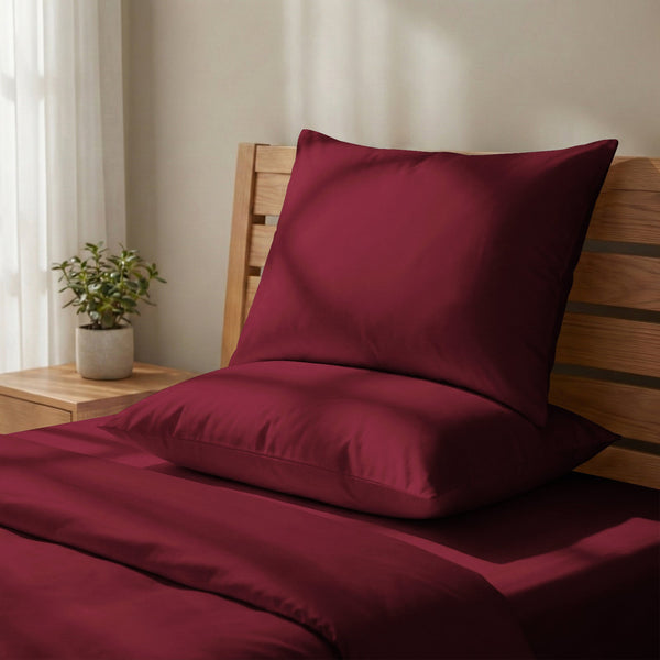 Deluxe Kissenbezüge mit 600 Fadenzahl aus 100% Baumwolle (2er-Set)