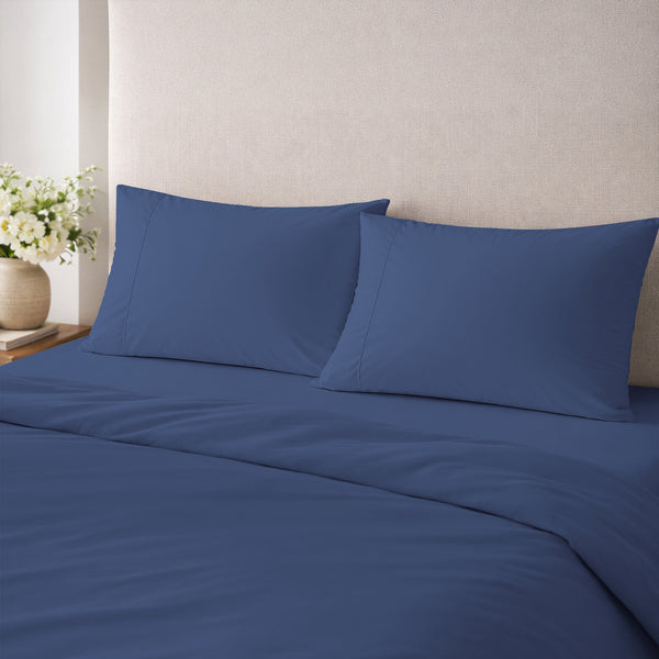 Premium 400 Thread Count 100% Cotton Pillow Envelope Cases (2 PC)