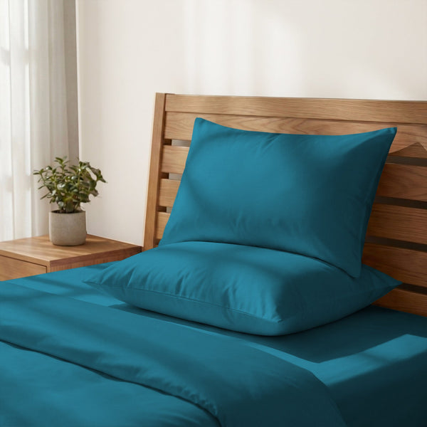 Deluxe Kissenbezüge mit 600 Fadenzahl aus 100% Baumwolle (2er-Set)