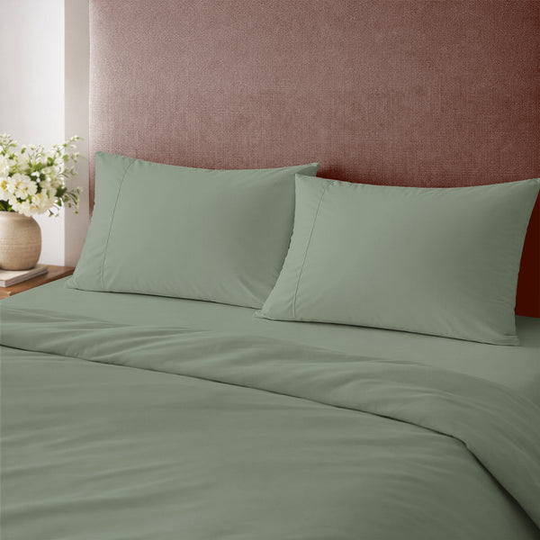 Premium 400 Thread Count 100% Cotton Pillow Envelope Cases (2 PC)