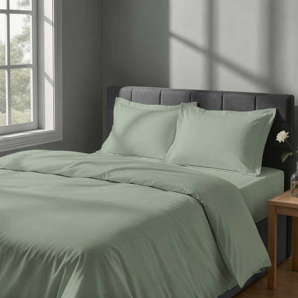 Premium 400 Thread Count 100% Cotton Duvet Cover Set