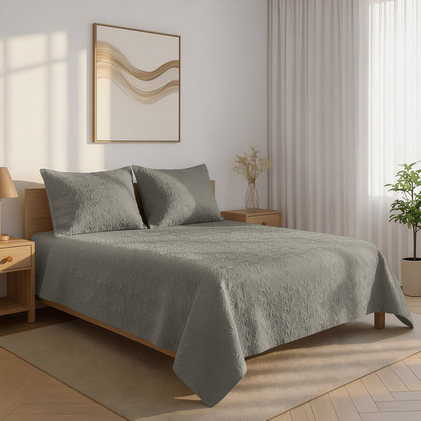 Premium 400 Thread Count 100% Cotton Quilted Bedspread