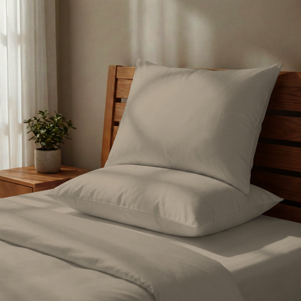 Premium Kissenbezüge mit 400 Fadenzahl aus 100% Baumwolle (2er-Set)