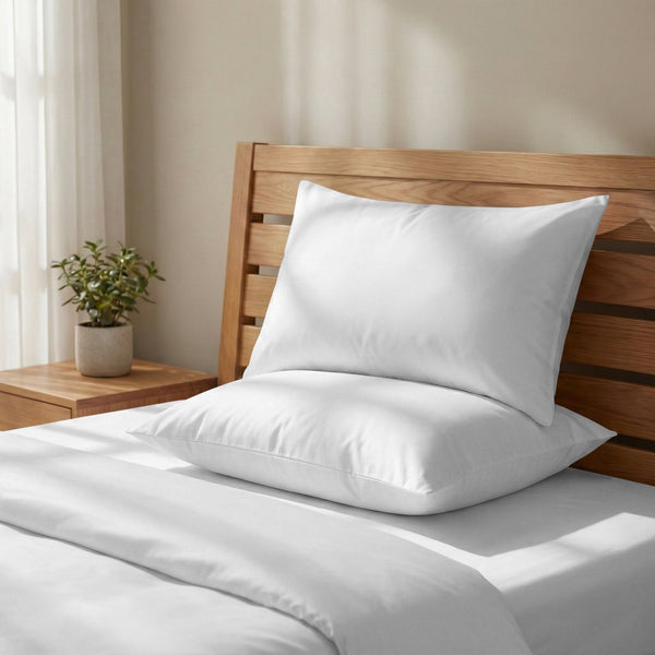 Deluxe Kissenbezüge mit 600 Fadenzahl aus 100% Baumwolle (2er-Set)
