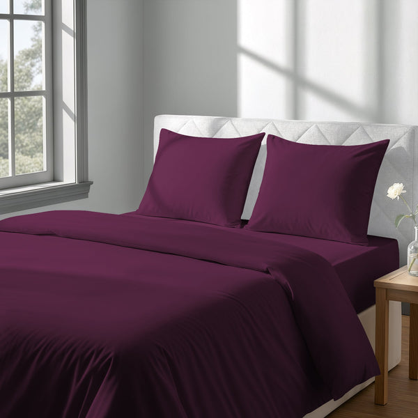Premium Bettbezug-Set mit 400 Fadenzahl aus 100% Baumwolle