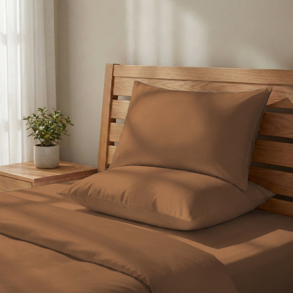 Premium Kissenbezüge mit 400 Fadenzahl aus 100% Baumwolle (2er-Set)