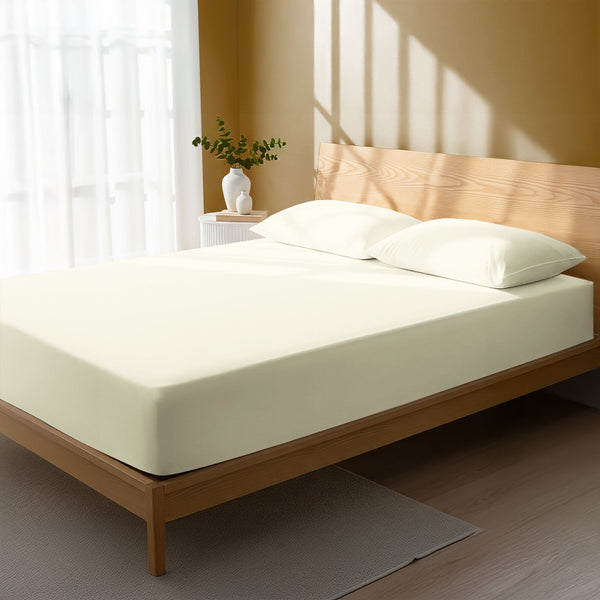 Premium Spannbettlaken mit 400 Fadenzahl aus 100% Baumwolle