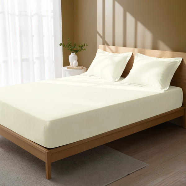 Premium 400 Thread Count 100% Cotton Fitted Sheet