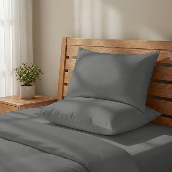 Premium Kissenbezüge mit 400 Fadenzahl aus 100% Baumwolle (2er-Set)