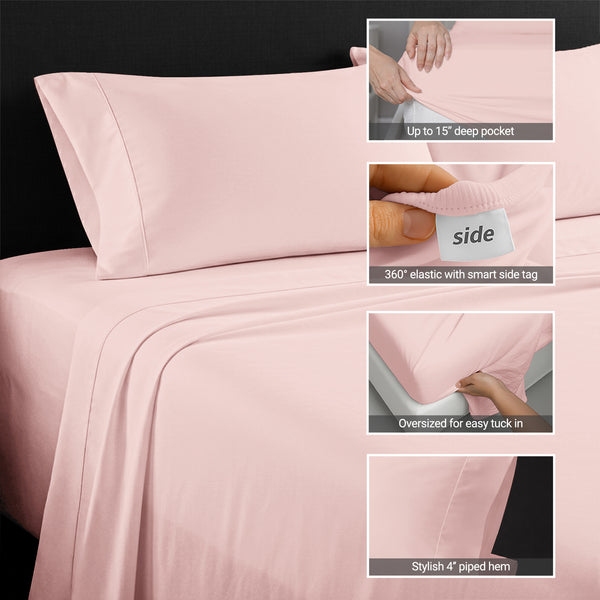 Premium 400 Thread Count 100% Cotton Sheet Set