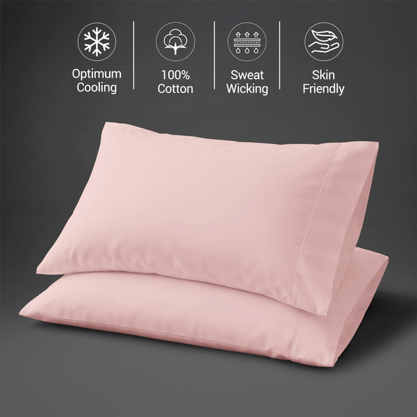 Premium 400 Thread Count 100% Cotton Pillowcases (2 PC)