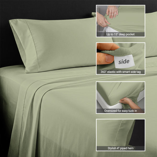 Premium 400 Thread Count 100% Cotton Sheet Set