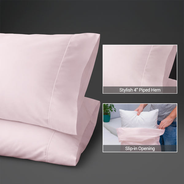 Deluxe 600 Thread Count 100% Cotton Pillowcases