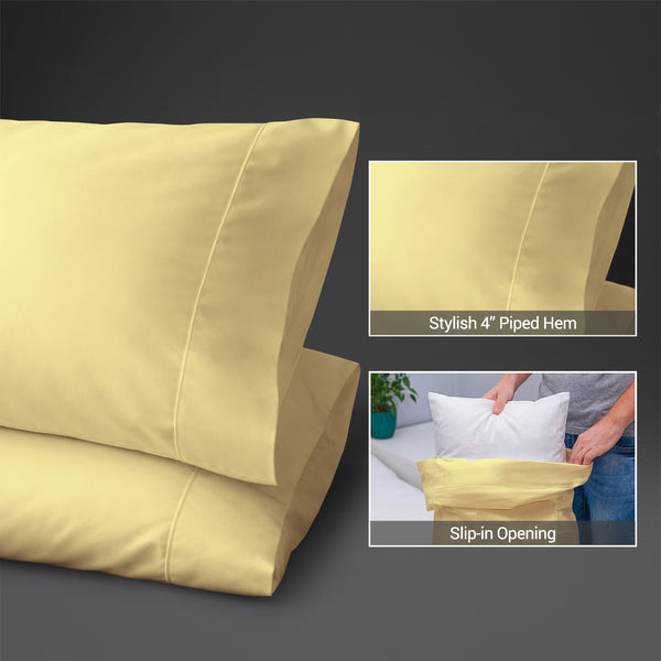 Deluxe 600 Thread Count 100% Cotton Pillowcases