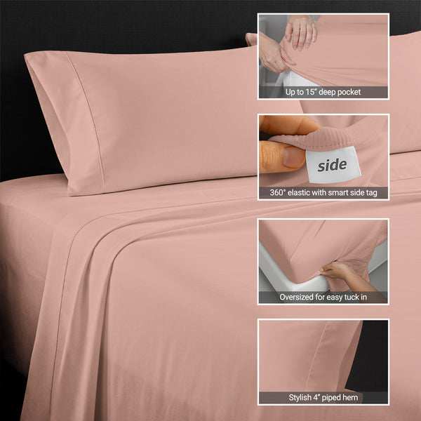 Premium 400 Thread Count 100% Cotton Sheet Set