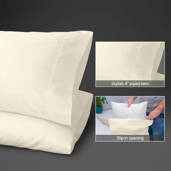 Premium 400 Thread Count 100% Cotton Pillowcases
