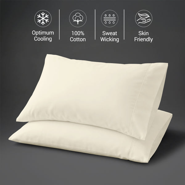 Premium 400 Thread Count 100% Cotton Pillowcases