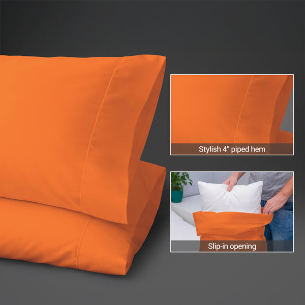 Premium 400 Thread Count 100% Cotton Pillowcases (2 PC)