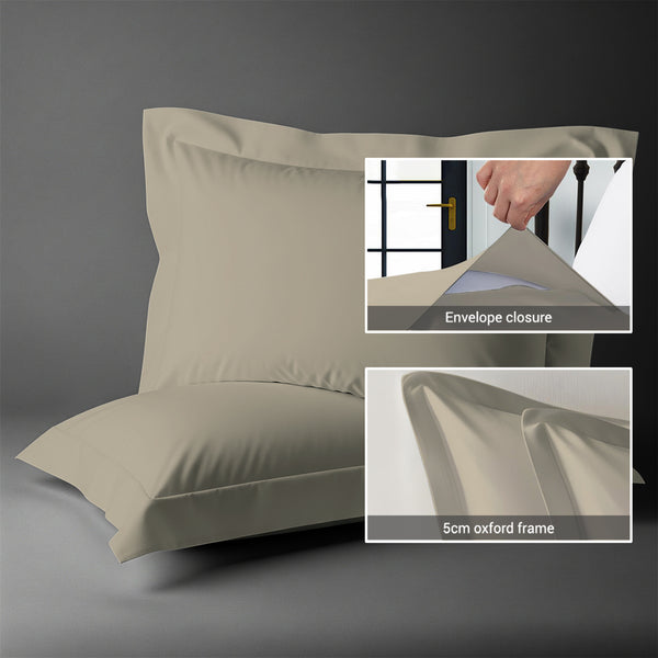 Percale 100% Cotton Pillowcases (2PC)