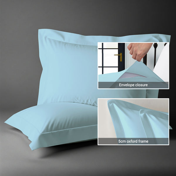 Deluxe 600 Thread Count 100% Cotton Pillowcases (2 PC)