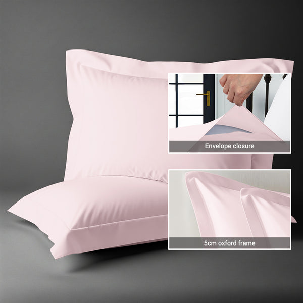 Deluxe 600 Thread Count 100% Cotton Pillowcases (2 PC)