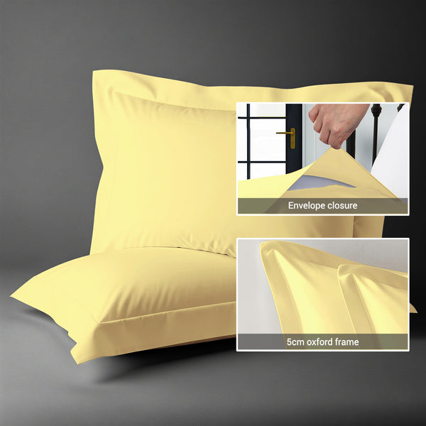 Premium 400 Thread Count 100% Cotton Pillowcases (2 PC)