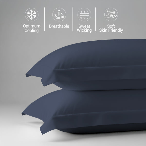 Luxury 800 Thread Count 100% Cotton Pillowcases (2 PC)