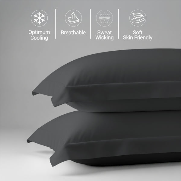 Deluxe 600 Thread Count 100% Cotton Pillowcases (2 PC)