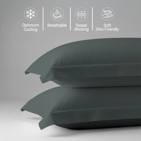 Luxury 800 Thread Count 100% Cotton Pillowcases (2 PC)