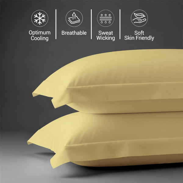Deluxe 600 Thread Count 100% Cotton Pillowcases (2 PC)