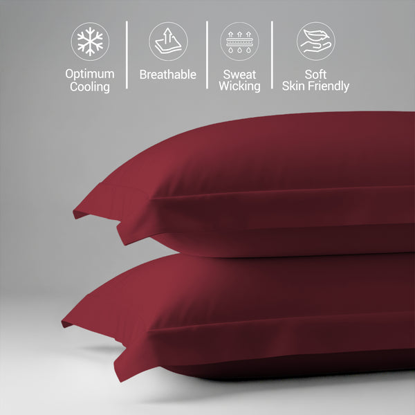 Luxury 800 Thread Count 100% Cotton Pillowcases (2 PC)