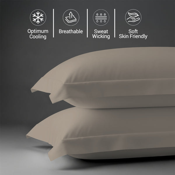 Deluxe 600 Thread Count 100% Cotton Pillowcases (2 PC)