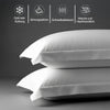Premium Kissenbezüge mit 400 Fadenzahl aus 100% Baumwolle (2er-Set)