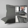 Premium 400 Thread Count 100% Cotton Pillow Shams (2 PC)