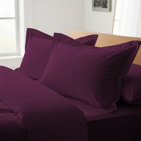 Premium 400 Thread Count 100% Cotton Pillow Shams (2 PC)