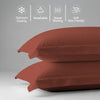 Premium 400 Thread Count 100% Cotton Pillow Shams (2 PC)