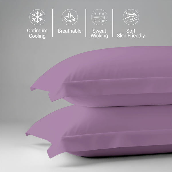 Premium 400 Thread Count 100% Cotton Pillow Shams (2 PC)