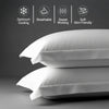 Premium 400 Thread Count 100% Cotton Pillow Shams (2 PC)